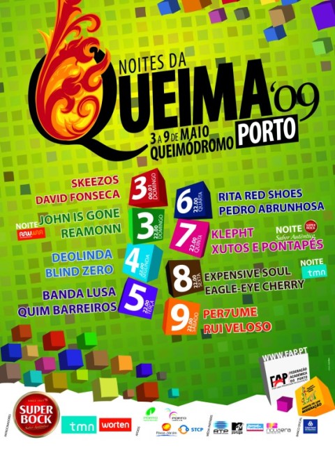 Cartaz da Queima das Fitas do Porto, edição de 2009